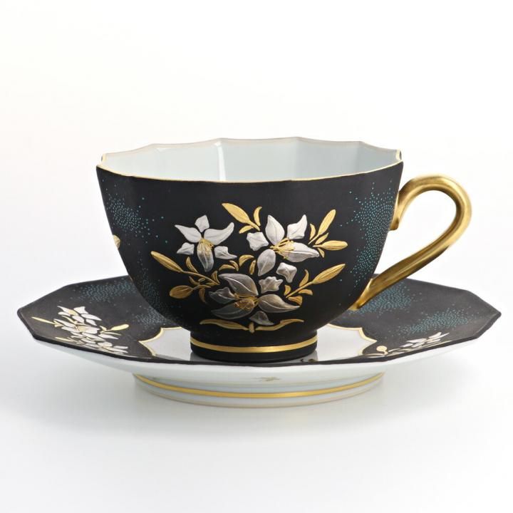 紅茶碗 白金盛 | 仲田錦玉 - 九谷焼専門店の陶らいふ