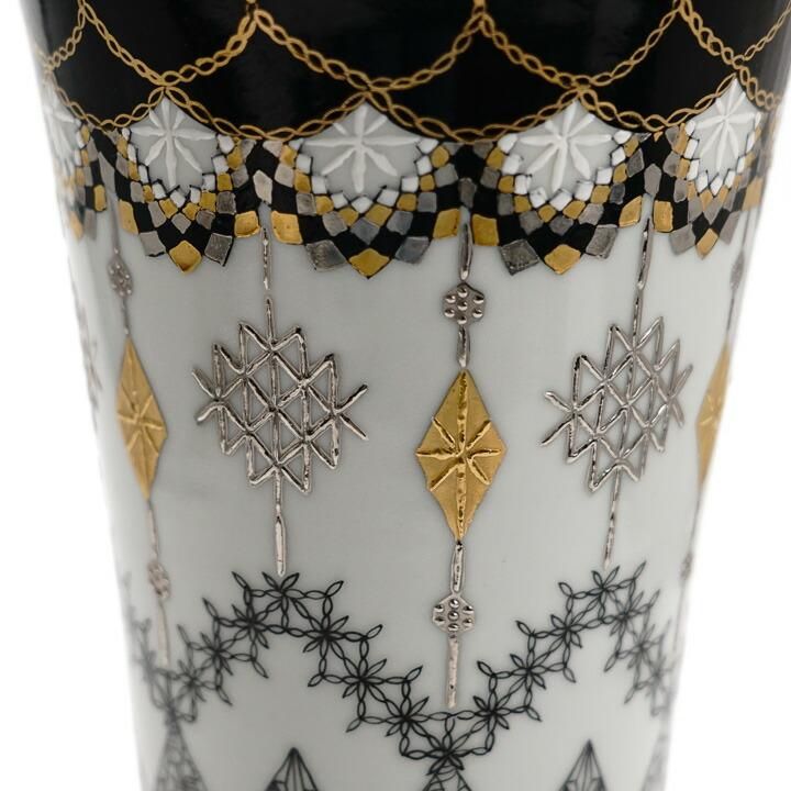京焼、澤村陶哉の金箔瓢花入れ 京焼、澤村陶哉の金箔瓢花入れ 京焼、澤村陶哉の