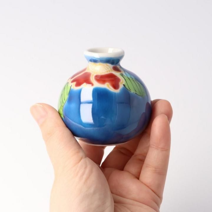 小つぼ花生 | 美山窯 - 九谷焼専門店の陶らいふ