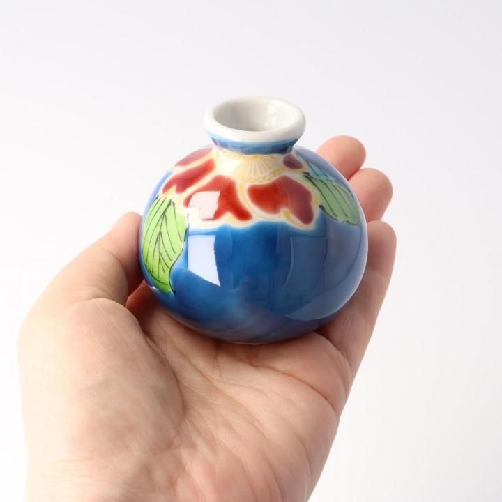 小つぼ花生 | 美山窯 - 九谷焼専門店の陶らいふ