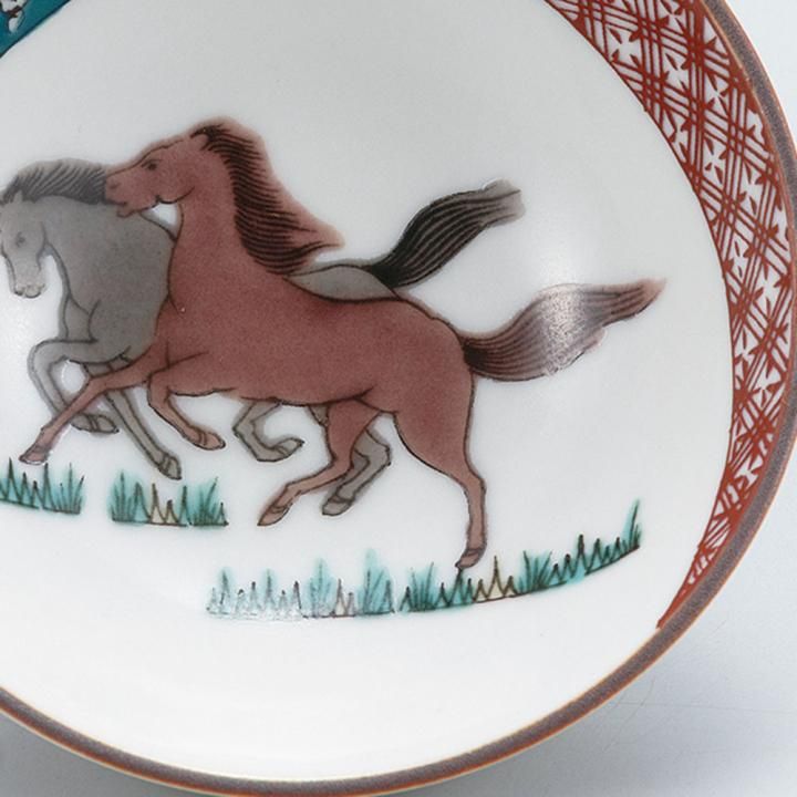 盃 馬 - 和食器の通販なら九谷焼専門店の陶らいふ