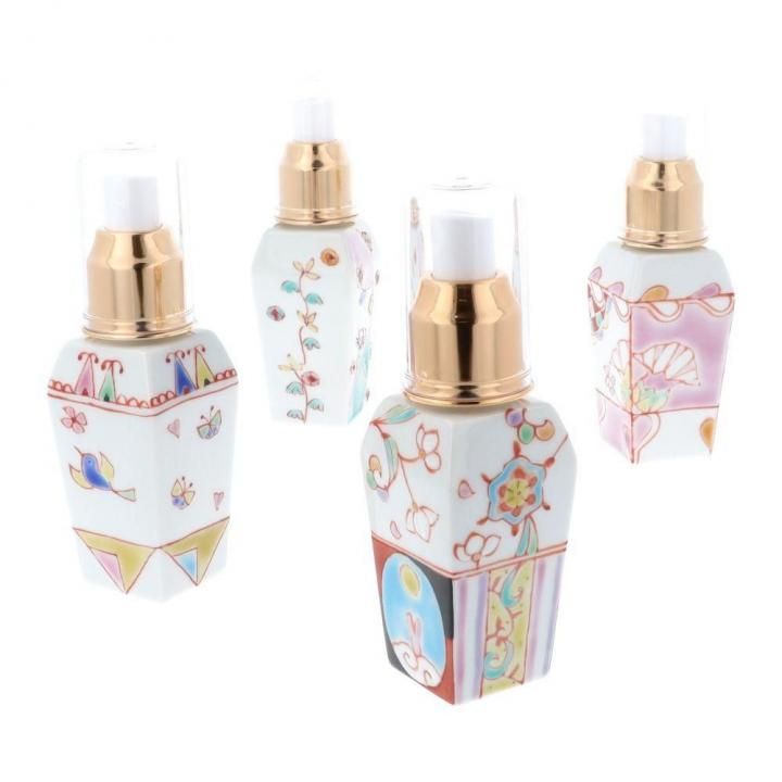 ◎ 九谷焼のスプレーボトル 九谷焼 スプレーボトル 色雲 スプレー容器 香水ボトル 化粧水