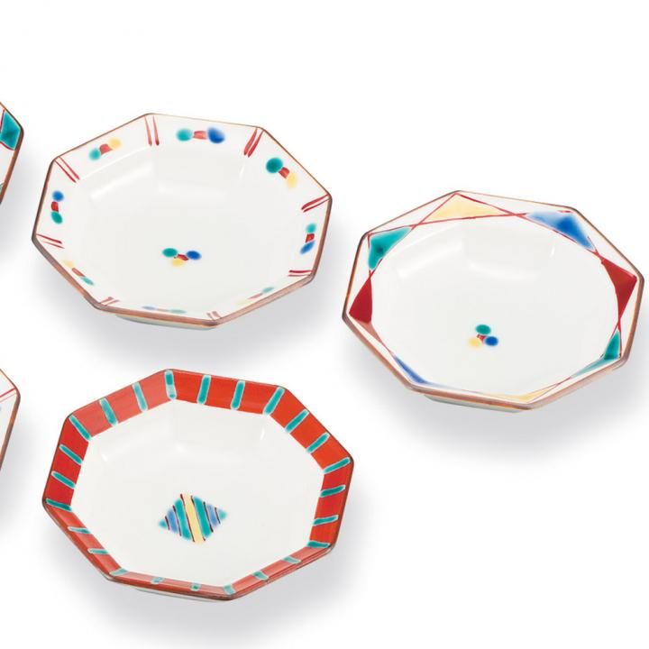 栄三 飾皿 栄三 飾皿 3.3号皿揃 絵変わり 化粧箱入り - 和食器の通販なら九谷焼