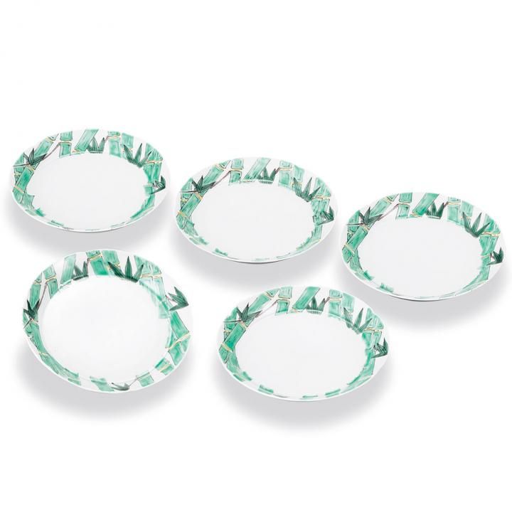 食器 rin5 5号皿揃 竹 化粧箱入り - 和食器の通販なら九谷焼専門店の陶らいふ