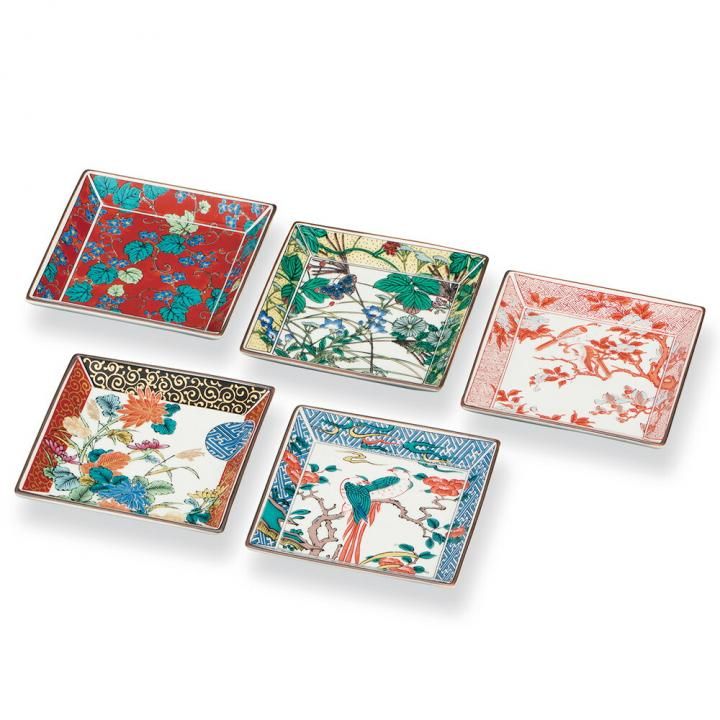 九谷焼 文箱 中型 木製　5種類 九谷焼 文箱 中型 木製 5種類 九谷焼 文箱 中型 木製 5種類 九谷焼 文