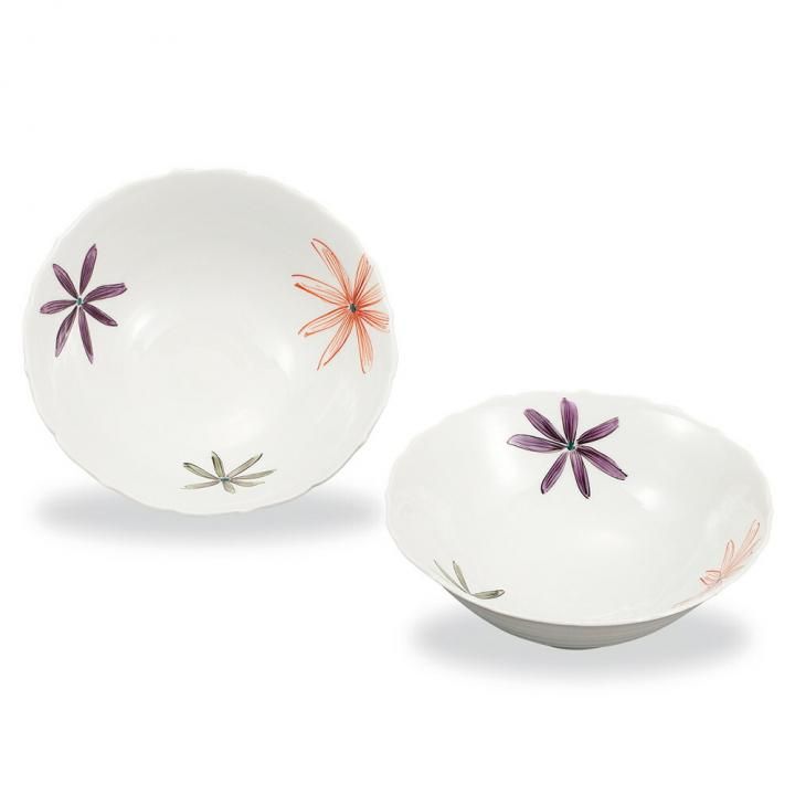 ペア5.5号鉢 色絵花文 / 幸洋窯 化粧箱入り - 和食器の通販なら九谷焼