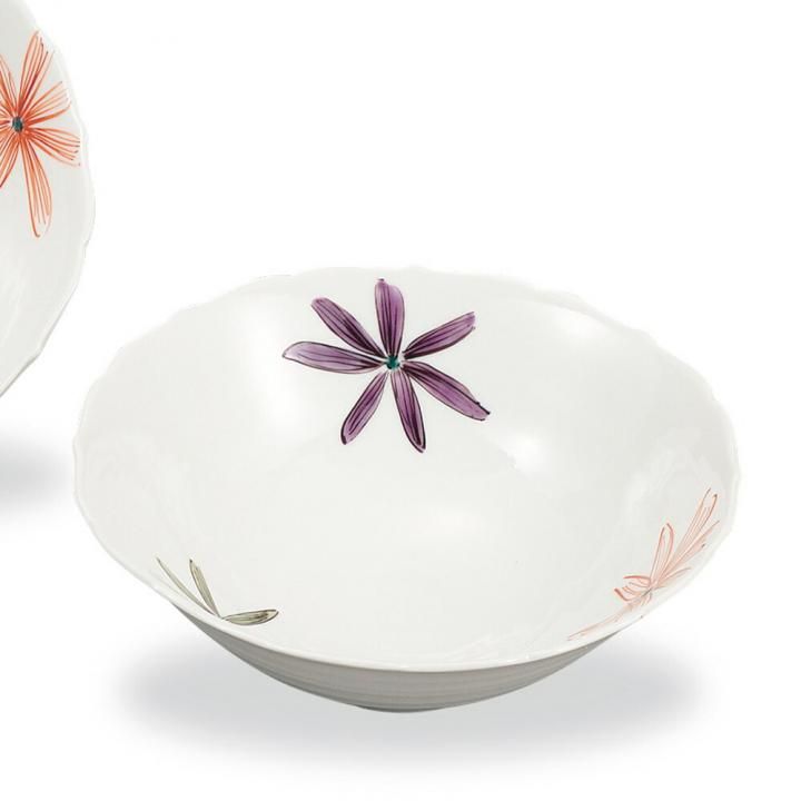 ペア5.5号鉢 色絵花文 / 幸洋窯 化粧箱入り - 和食器の通販なら九谷焼