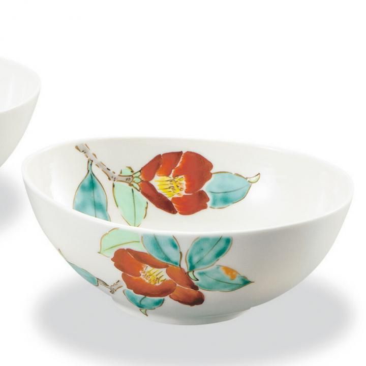 ペア鉢 野ぶどう・椿 / 平野由佳 化粧箱入り - 和食器の通販なら九谷焼