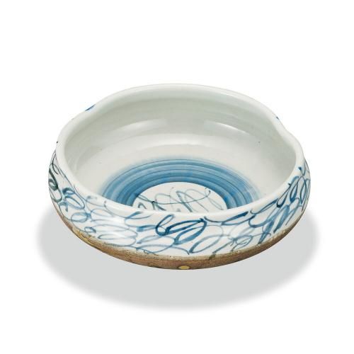 012 [九谷焼]1鉢　5皿　未使用品 九谷香祥窯 宝づくし 小皿 5枚 未使用 色絵 染付け 龍兜 打ち出の小槌