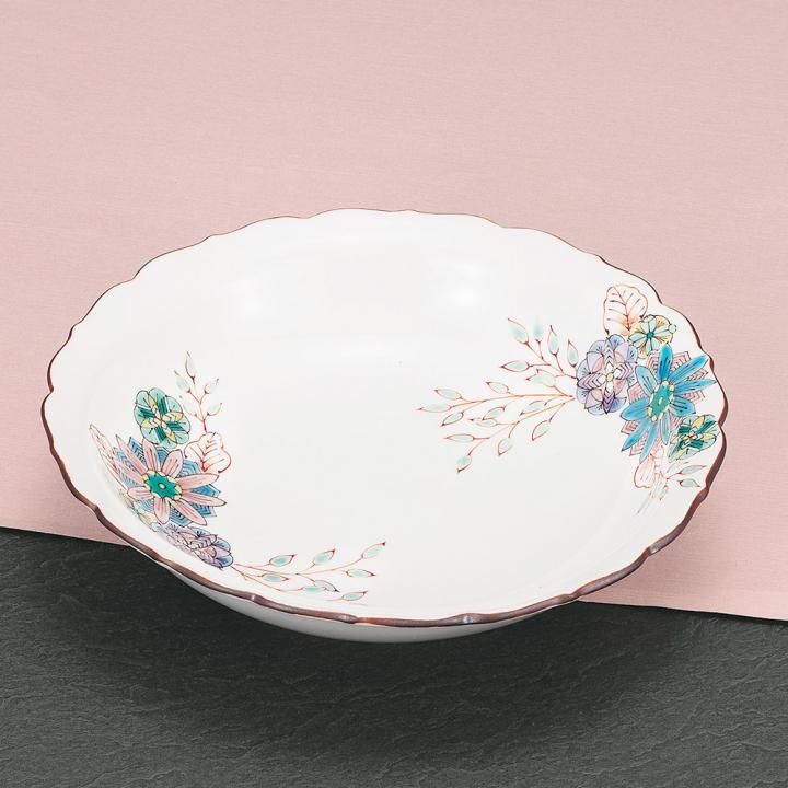 7号鉢 華紋 / 大志窯 化粧箱入り - 和食器の通販なら九谷焼専門店の陶