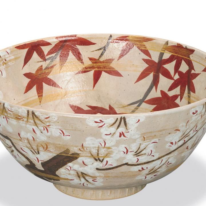 9.5号鉢 春秋 化粧箱入り - 和食器の通販なら九谷焼専門店の陶らいふ