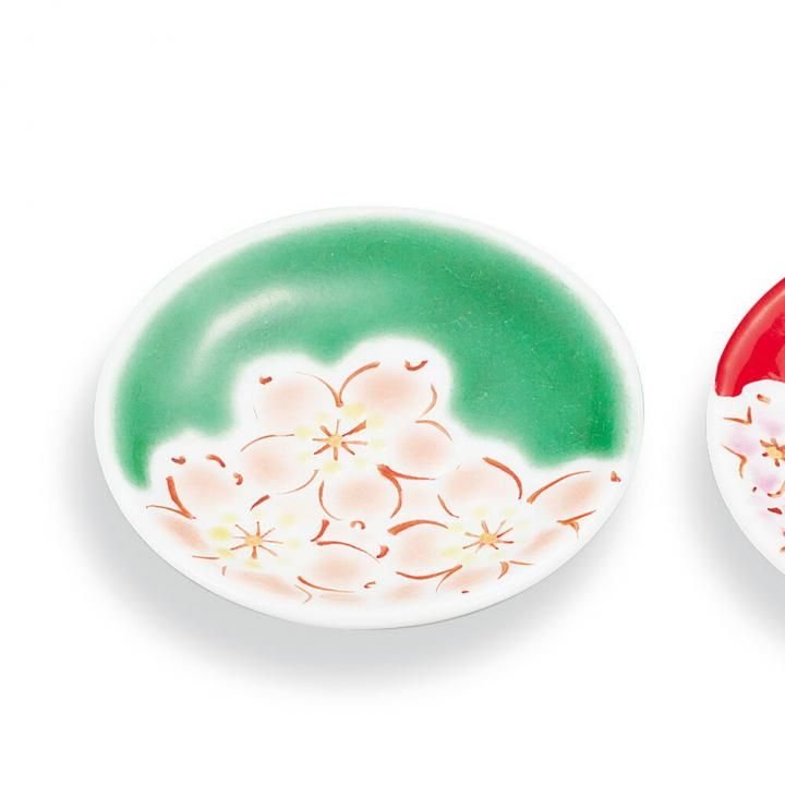 ペア箸置 桜文 化粧箱入り - 和食器の通販なら九谷焼専門店の陶らいふ