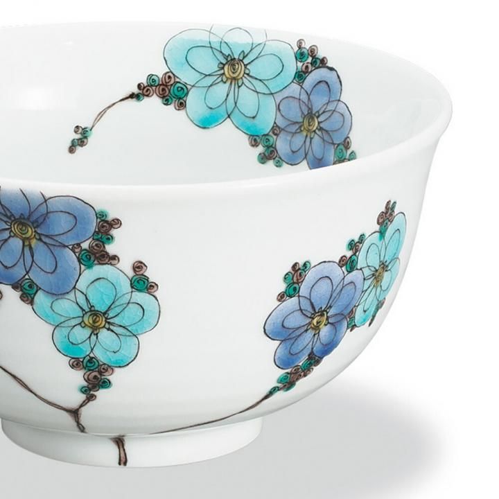 5号丼 青花 / 岡田絹代 - 和食器の通販なら九谷焼専門店の陶らいふ