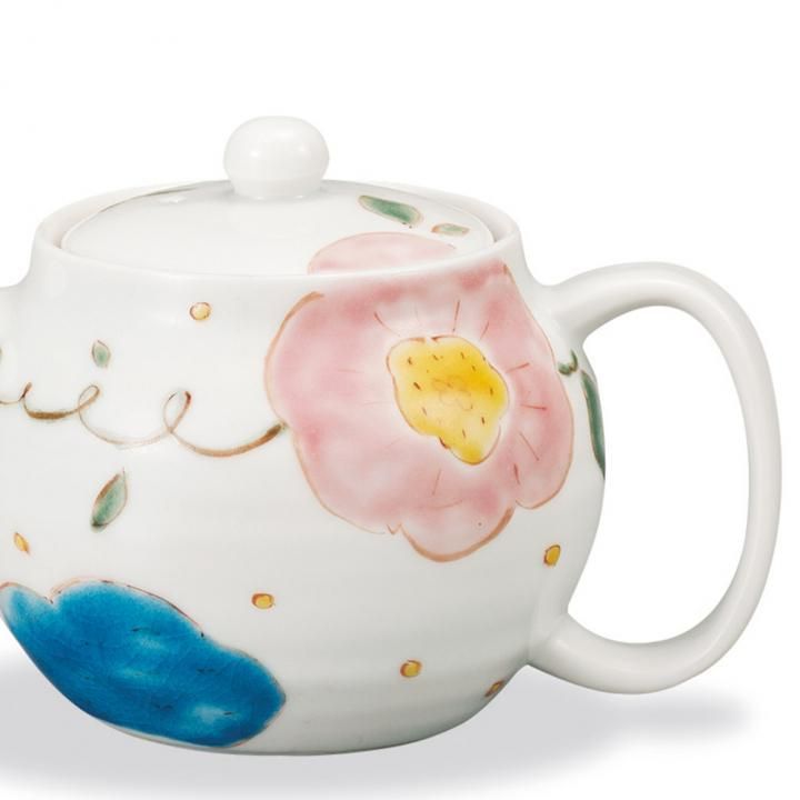 ポット急須 花模様 / 川合孝知 - 和食器の通販なら九谷焼専門店の陶らいふ