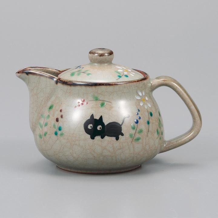 ポット急須 ねこ / 幸洋窯 - 和食器の通販なら九谷焼専門店の陶らいふ