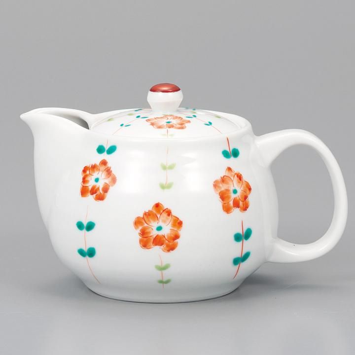 ポット急須 線花文（赤） / 幸洋窯 - 和食器の通販なら九谷焼専門店の