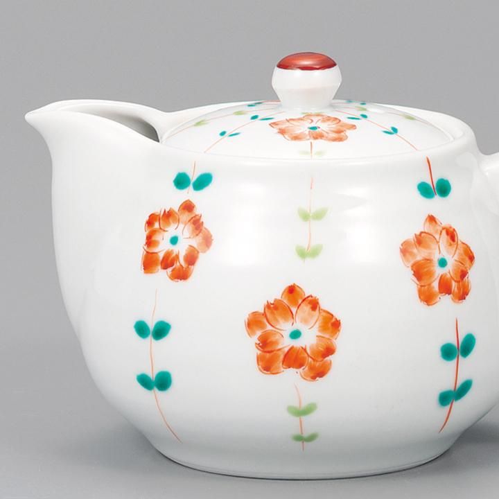 ポット急須 線花文（赤） / 幸洋窯 - 和食器の通販なら九谷焼専門店の