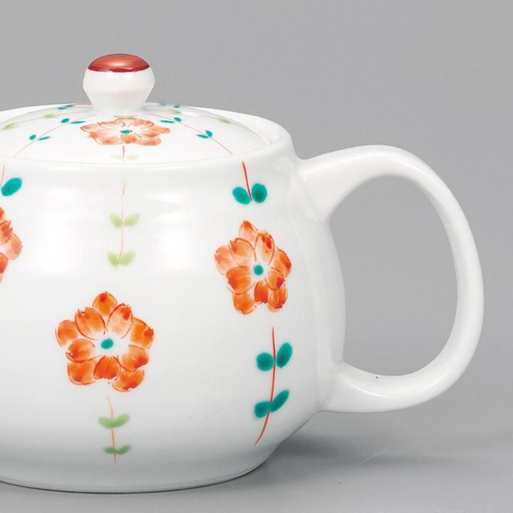 ポット急須 線花文（赤） / 幸洋窯 - 和食器の通販なら九谷焼専門店の