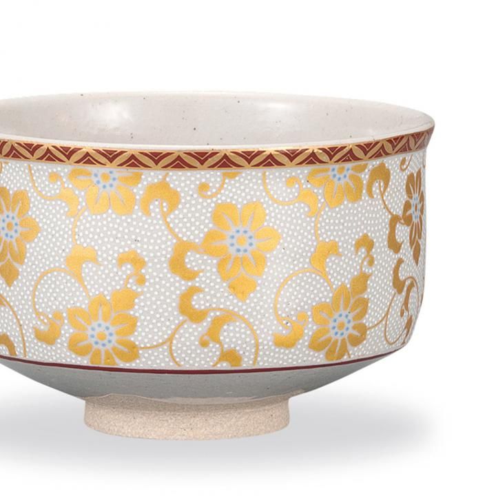 抹茶碗 白粒鉄仙 木箱入り - 和食器の通販なら九谷焼専門店の陶らいふ