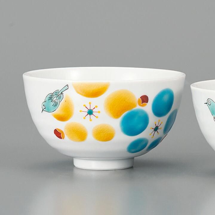 組飯碗 梅日和 化粧箱入り - 和食器の通販なら九谷焼専門店の陶らいふ