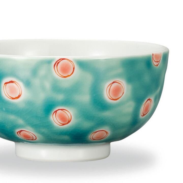 プチ飯碗 水玉 / 岡田絹代 - 和食器の通販なら九谷焼専門店の陶らいふ