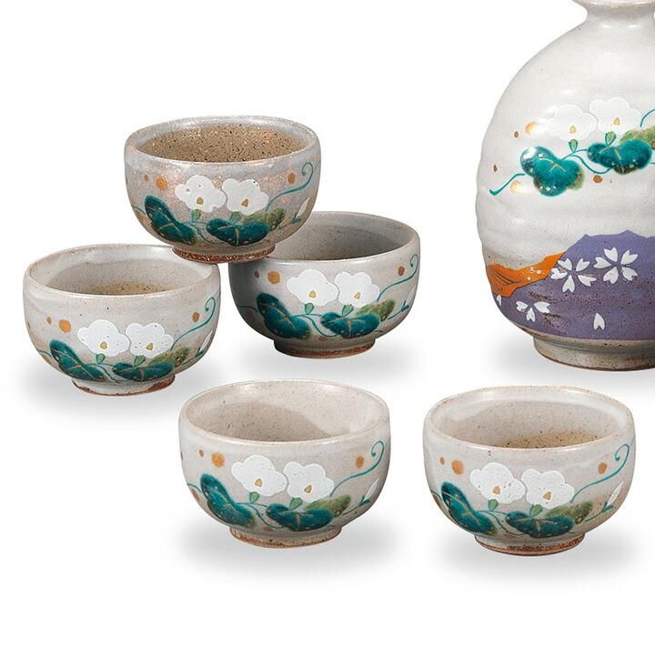 酒器揃 花風雅 化粧箱入り - 和食器の通販なら九谷焼専門店の陶らいふ