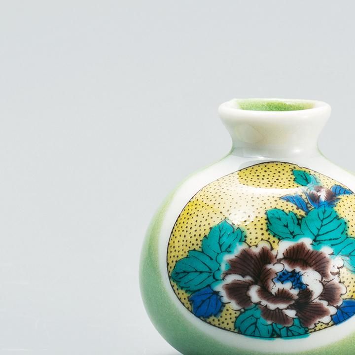 1.8号一輪生 吉田屋画風 - 和食器の通販なら九谷焼専門店の陶らいふ