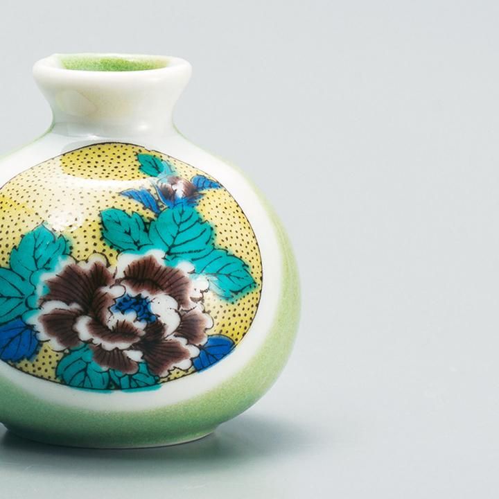 1.8号一輪生 吉田屋画風 - 和食器の通販なら九谷焼専門店の陶らいふ