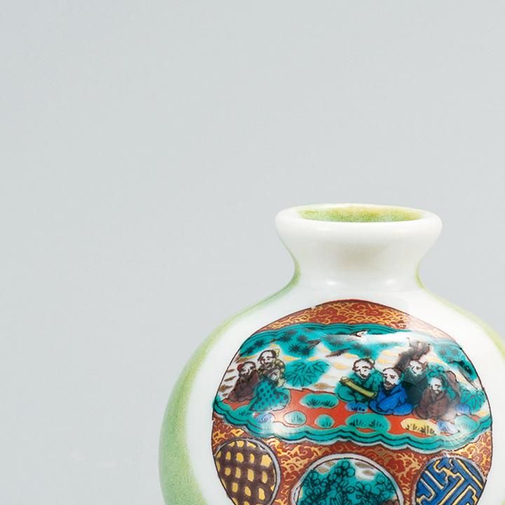 1.8号一輪生 庄三画風 - 和食器の通販なら九谷焼専門店の陶らいふ