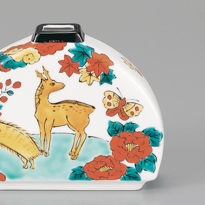 5号一輪生 猪鹿蝶 化粧箱入り - 和食器の通販なら九谷焼専門店の陶らいふ