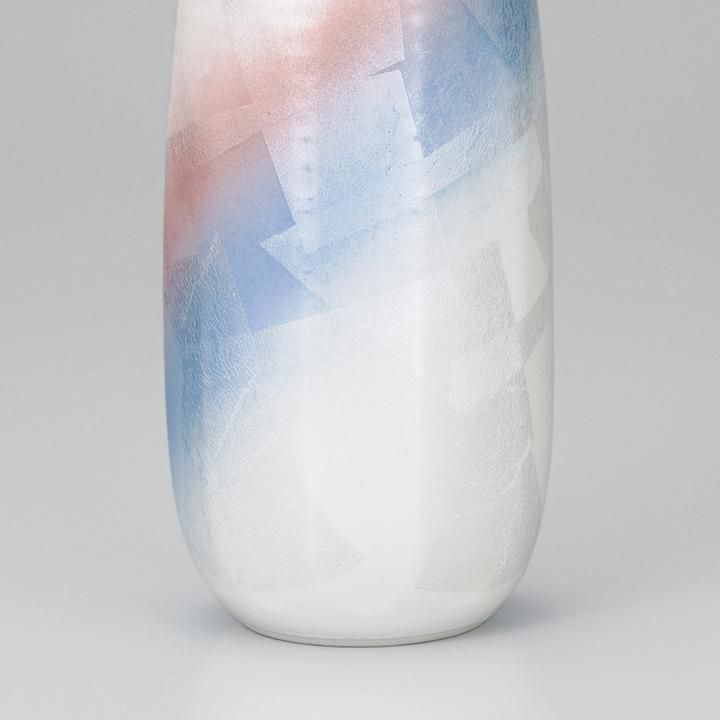 8.5号花瓶 銀彩ひびき 化粧箱入り - 和食器の通販なら九谷焼専門店の陶