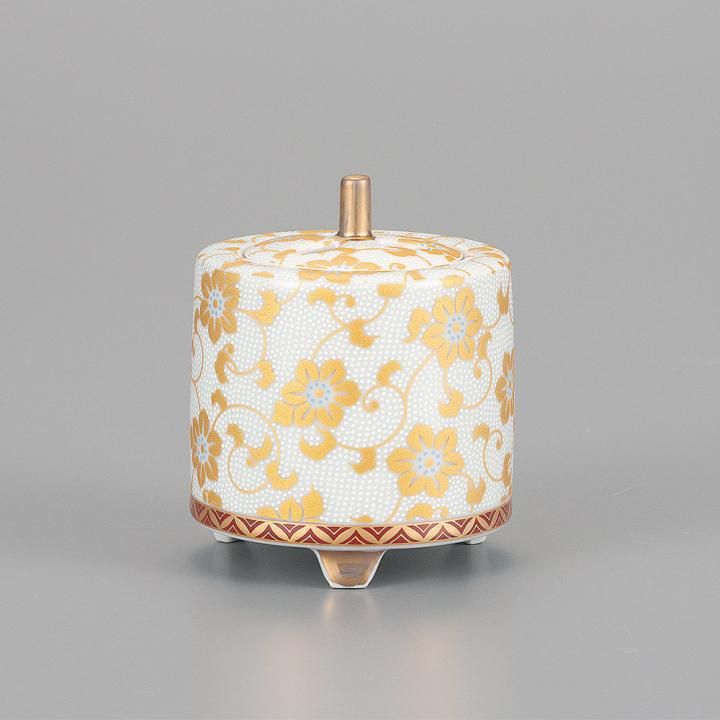 3号香炉 白粒鉄仙 木箱入り - 和食器の通販なら九谷焼専門店の陶らいふ