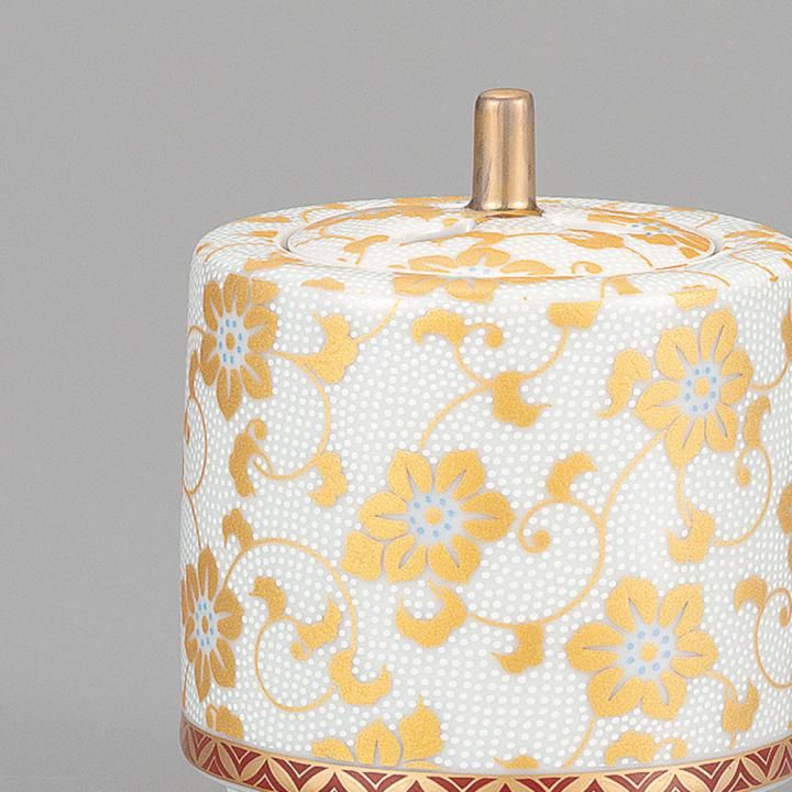 3号香炉 白粒鉄仙 木箱入り - 和食器の通販なら九谷焼専門店の陶らいふ