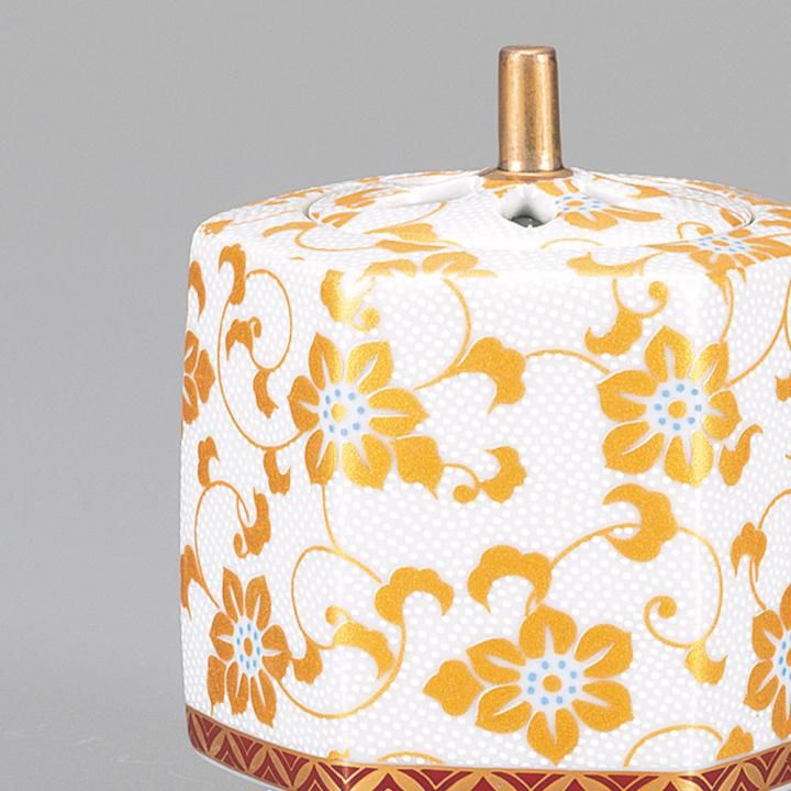 3号香炉 白粒鉄仙 木箱入り - 和食器の通販なら九谷焼専門店の陶らいふ