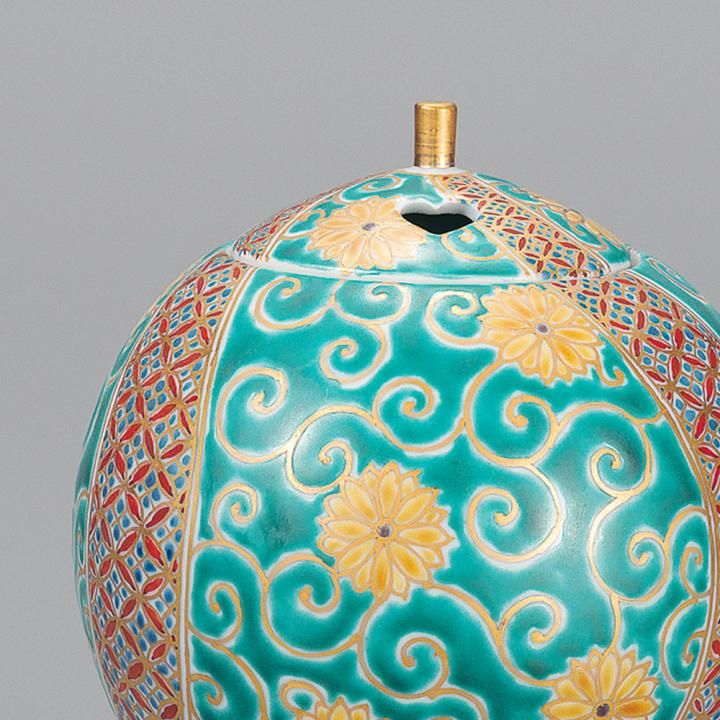 4.3号香炉 仁清宝尽くし 木箱入り - 和食器の通販なら九谷焼専門店の陶