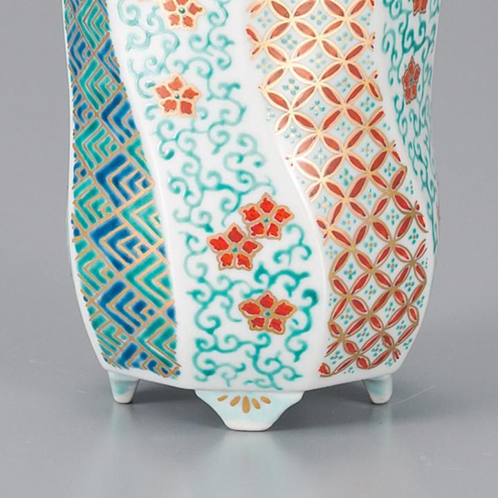 4.3号捻り香炉 仁清風割取唐草小紋 木箱入り - 和食器の通販なら九谷焼