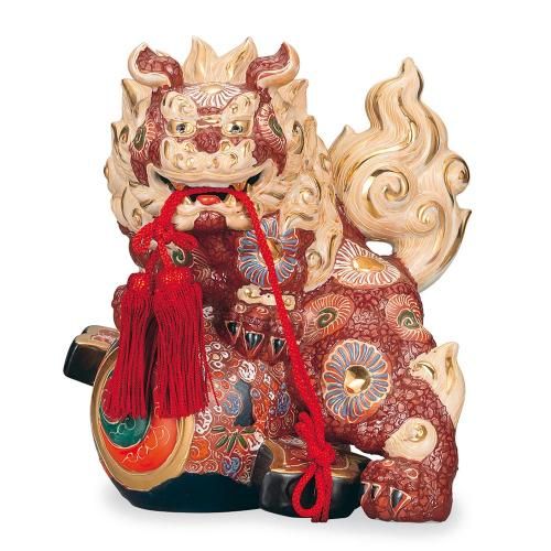 九谷焼 獅子 置物・縁起物 - 九谷焼通販 陶らいふ-和食器九谷焼の販売