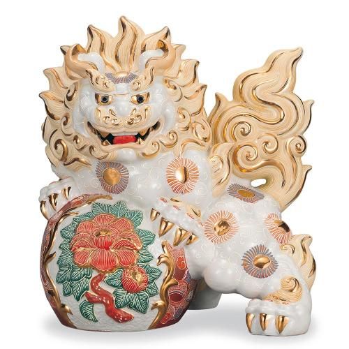 九谷焼 獅子 置物・縁起物 - 九谷焼通販 陶らいふ-和食器九谷焼の販売