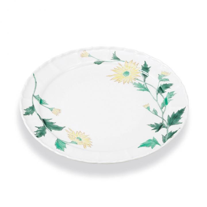 7号皿 マーガレット / 晄窯 化粧箱入り - 和食器の通販なら九谷焼専門