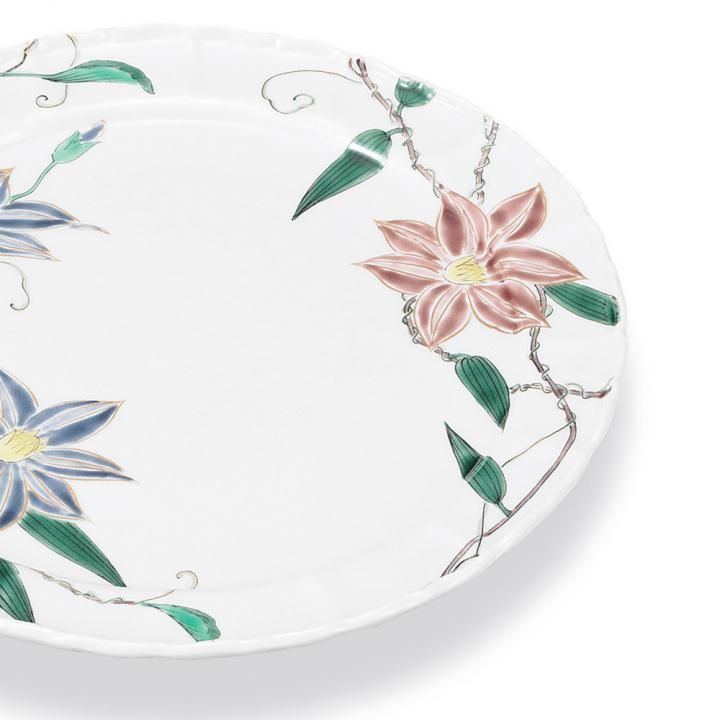 九谷焼　皿 7号皿 鉄線 / 晄窯 化粧箱入り - 和食器の通販なら九谷焼専門店の陶らいふ