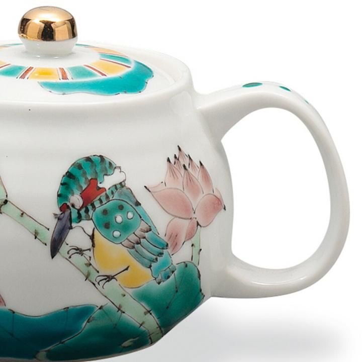 ポット急須 蓮の翡翠 / 大志窯 - 和食器の通販なら九谷焼専門店の陶らいふ