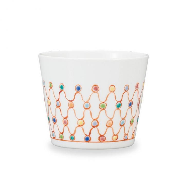 そば猪口 編ドット / 炭理恵子 - 和食器の通販なら九谷焼専門店の陶らいふ