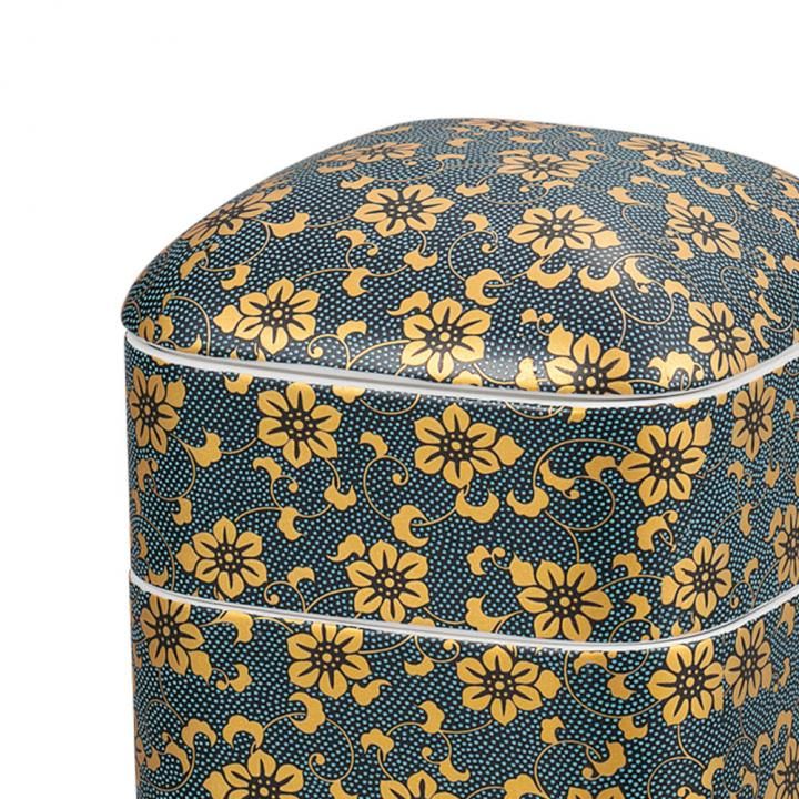 三段重 青粒鉄仙唐草 化粧箱入り - 和食器の通販なら九谷焼専門店の陶