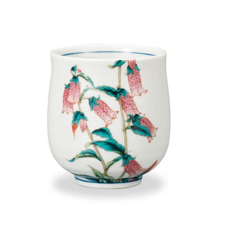 湯呑 12か月の花 蛍袋（8月） - 和食器の通販なら九谷焼専門店の陶らいふ