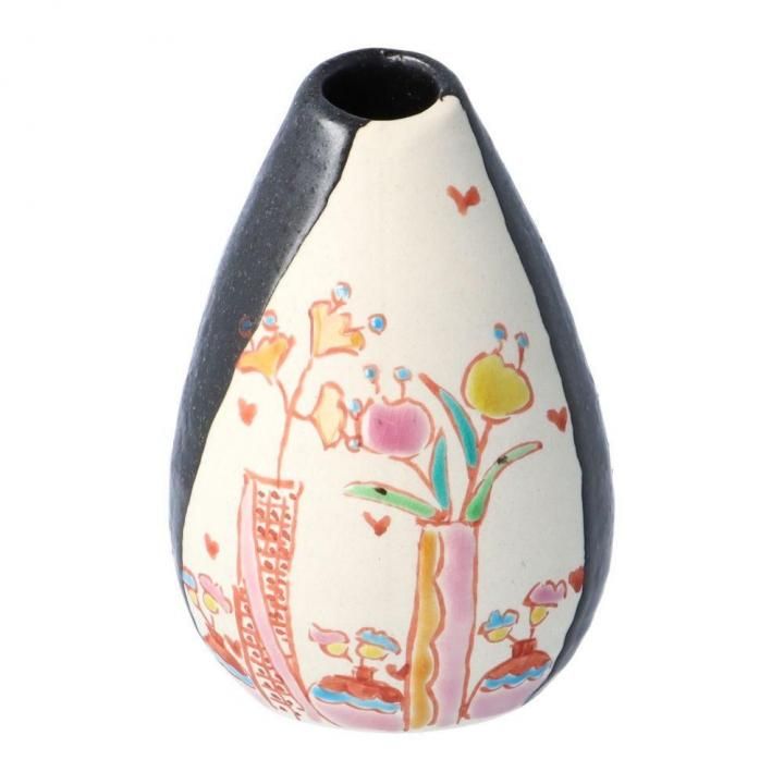 一輪生 ボトルの花 / 銀舟窯