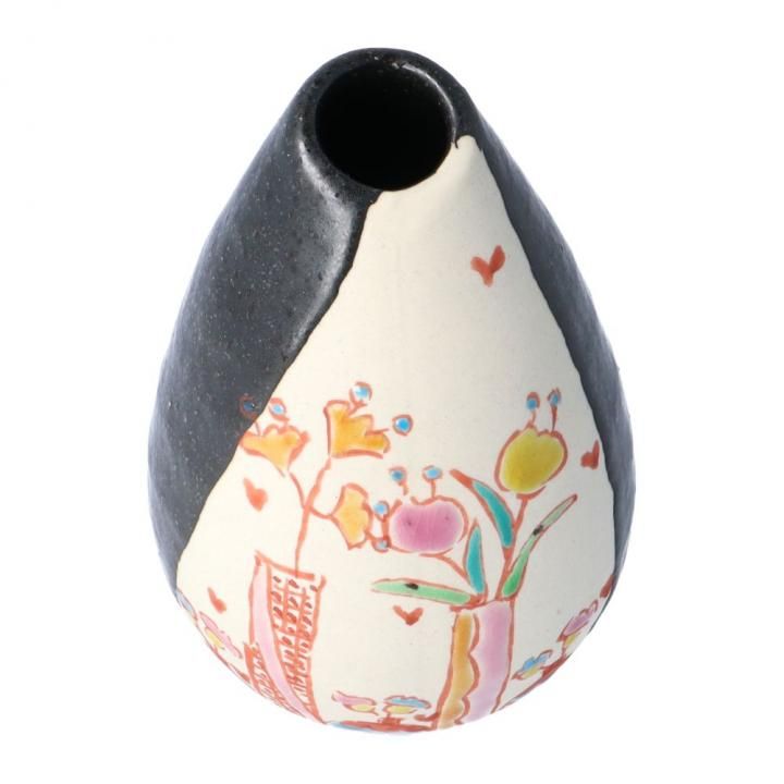 一輪生 ボトルの花 / 銀舟窯