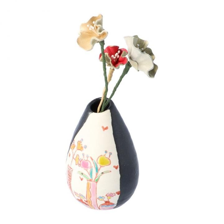 一輪生 ボトルの花 / 銀舟窯