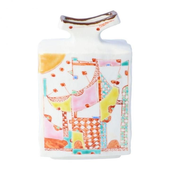 花器 街の風景 / 銀舟窯