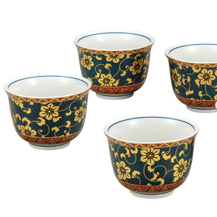 汲出揃 青粒鉄仙 木箱入り - 和食器の通販なら九谷焼専門店の陶らいふ