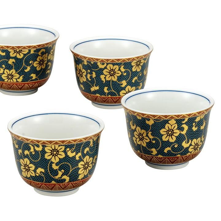 汲出揃 青粒鉄仙 木箱入り - 和食器の通販なら九谷焼専門店の陶らいふ